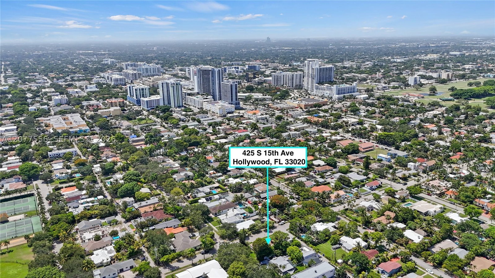 Real estate property located at 425 15th Ave, Broward, Hollywood, Hollywood, FL