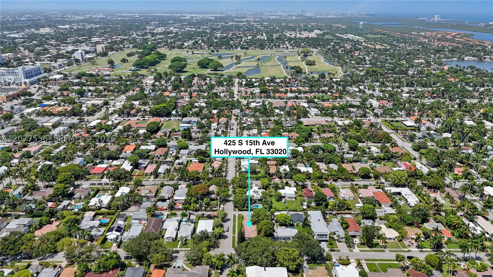 Real estate property located at 425 15th Ave, Broward, Hollywood, Hollywood, FL
