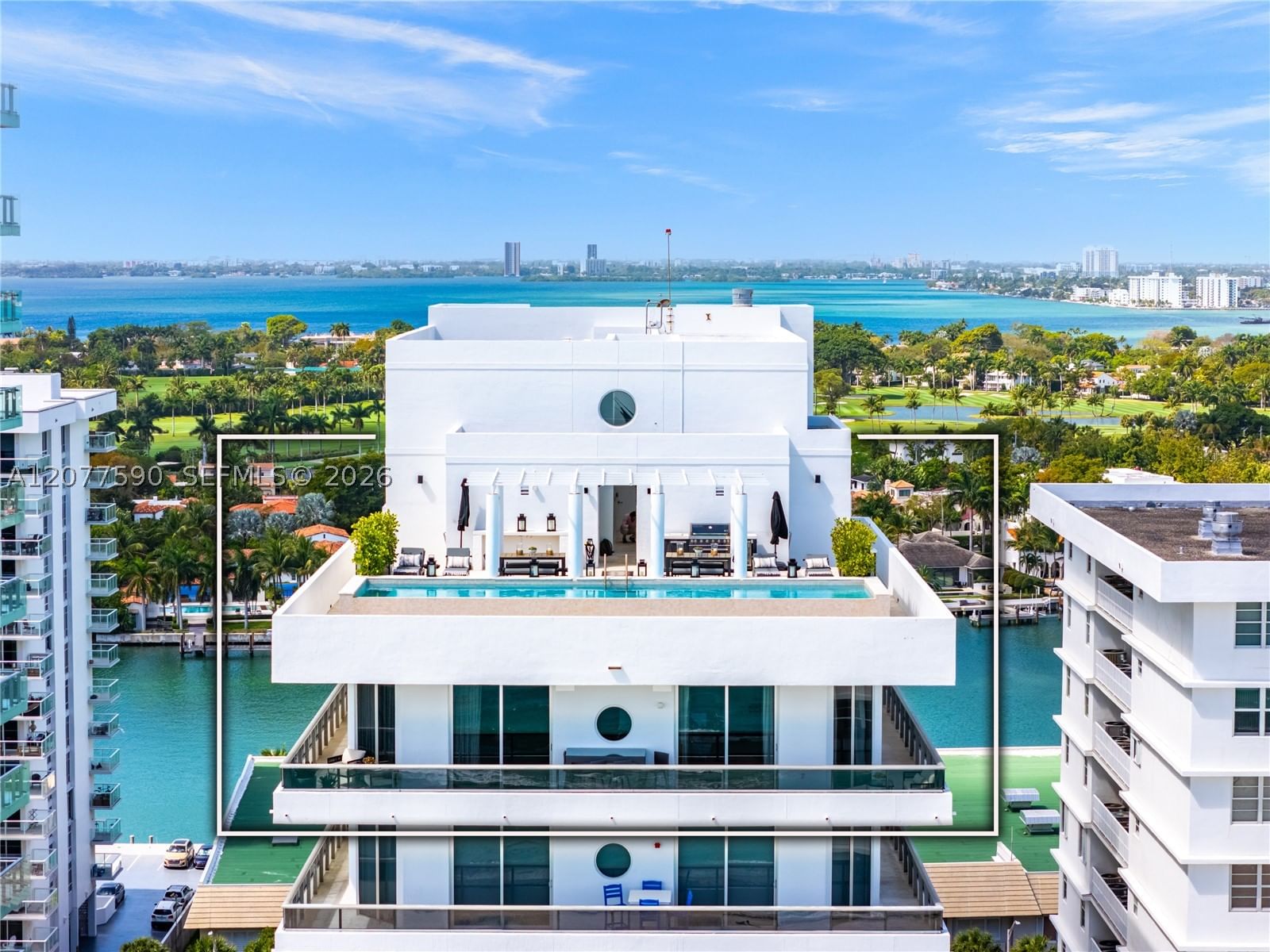 Real estate property located at 5801 Collins Ave PH1600, Miami-dade, Villa Di Mare Condo, Miami Beach, FL