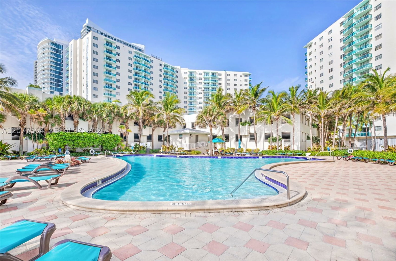 Real estate property located at 3901 Ocean Dr #9J, Broward, Tides On Hollywood Beach, Hollywood, FL