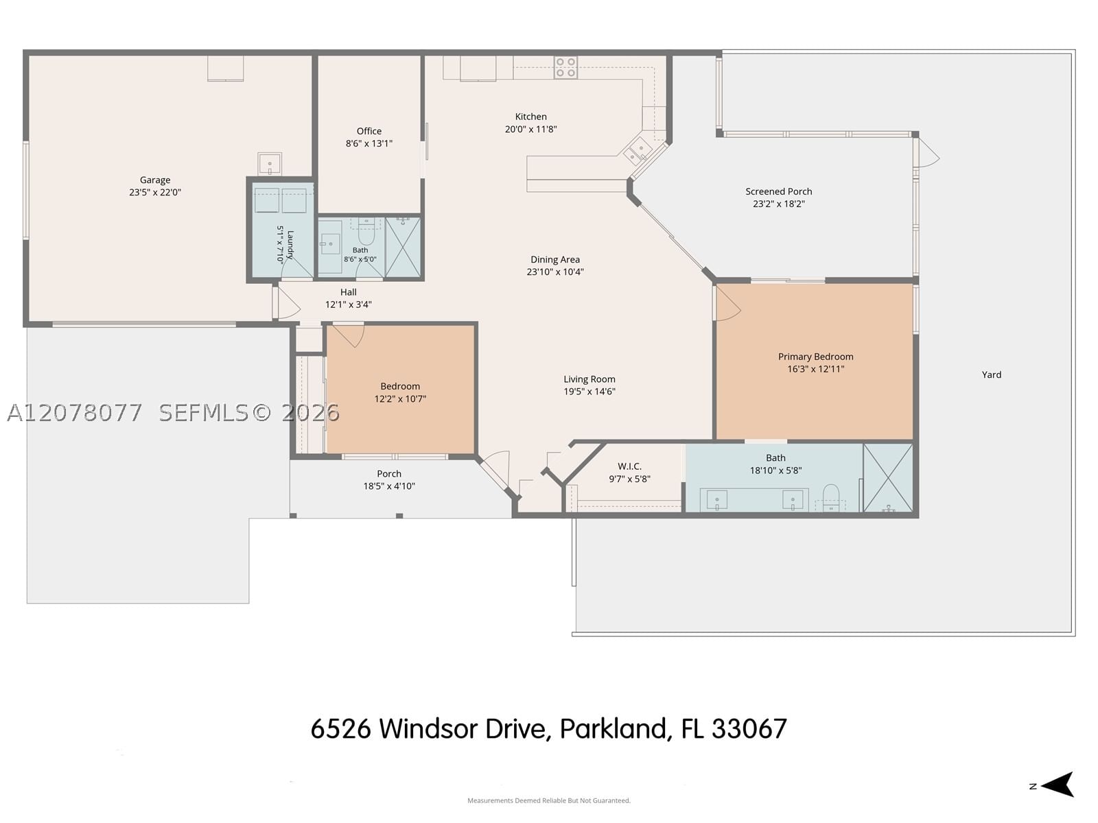 Real estate property located at 6526 Windsor Dr, Broward, Parkland Lakes, Parkland, FL