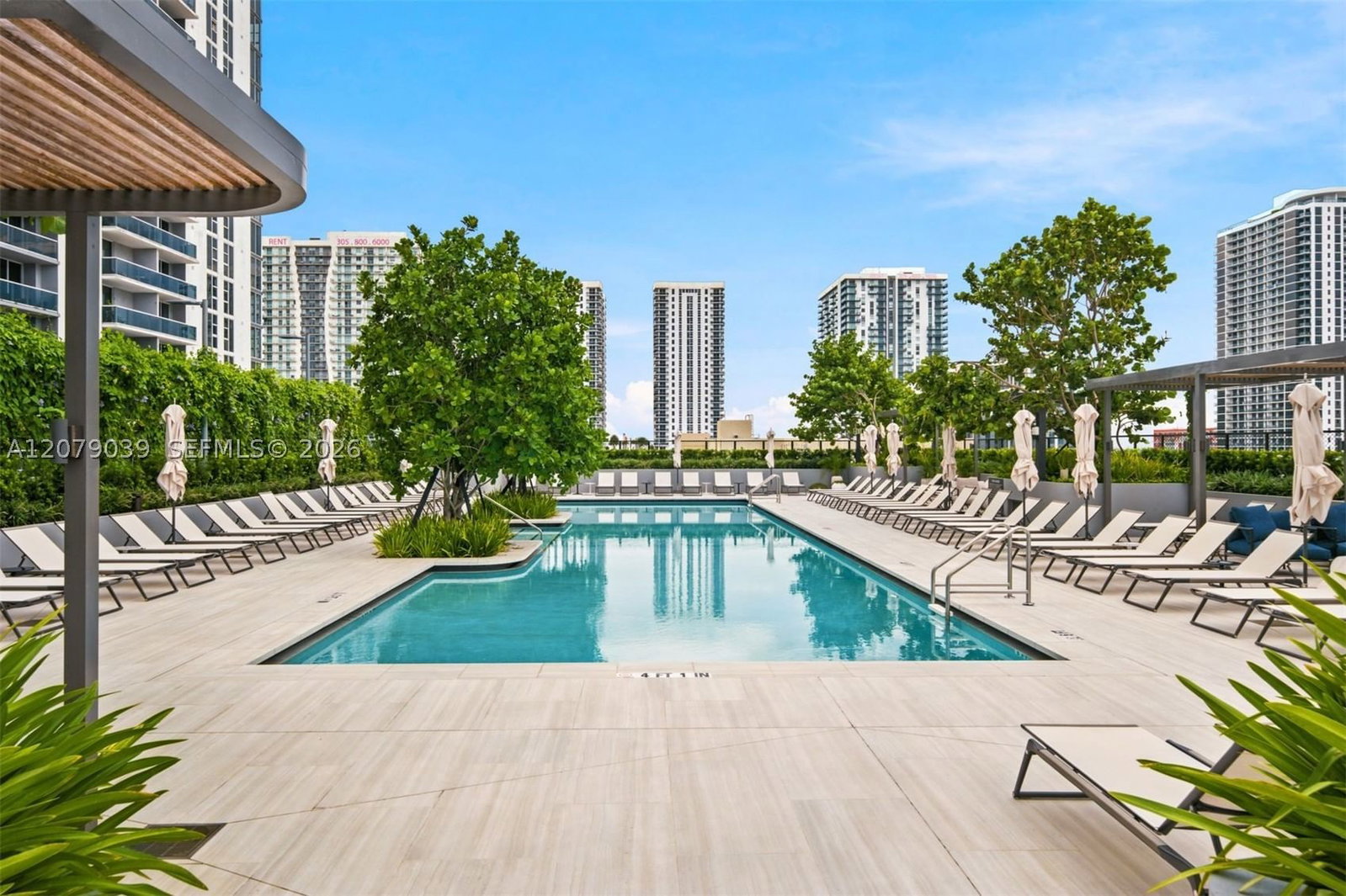 Real estate property located at 1400 Biscayne Blvd #1205, Miami-dade, Casa Bella Condominium, Miami, FL
