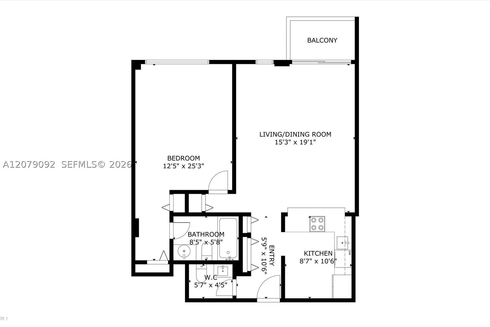 Real estate property located at 211 Ocean Dr #302, Broward, Victoria Towers Condo, Hollywood, FL