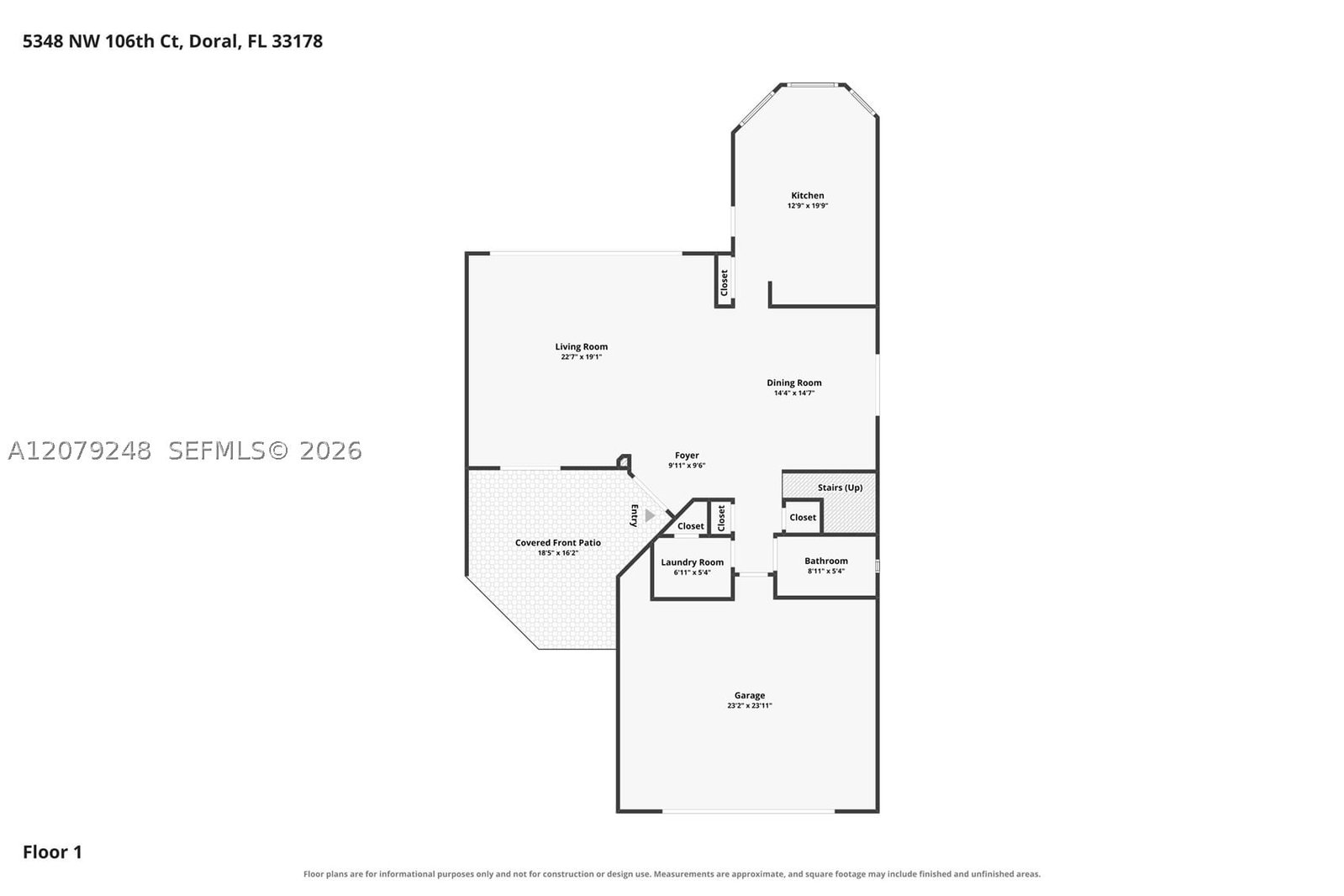 Real estate property located at 5348 106th Ct, Miami-dade, Doral Sands, Doral, FL