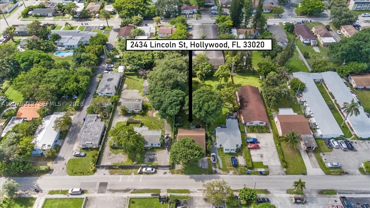 Real estate property located at 2434 Lincoln St, Broward, Hollywood Little Ranches, Hollywood, FL