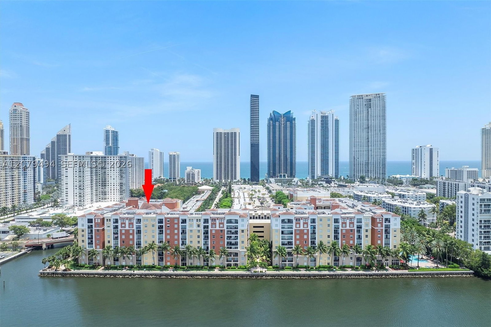 Real estate property located at 17150 Bay Rd #2619, Miami-dade, Porto Bellagio Condo, Sunny Isles Beach, FL