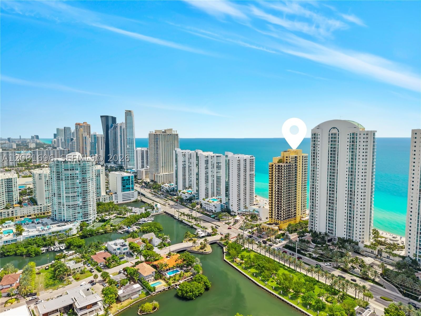 Real estate property located at 16275 Collins Ave #2101, Miami-dade, Sayan Condo, Sunny Isles Beach, FL