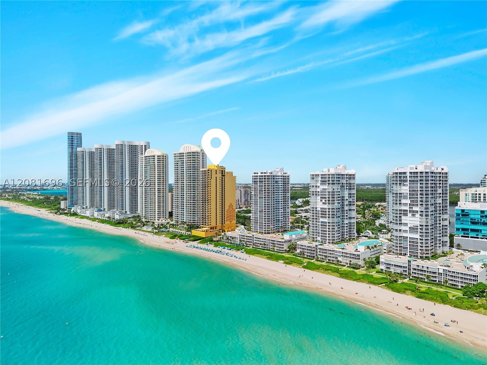 Real estate property located at 16275 Collins Ave #2101, Miami-dade, Sayan Condo, Sunny Isles Beach, FL