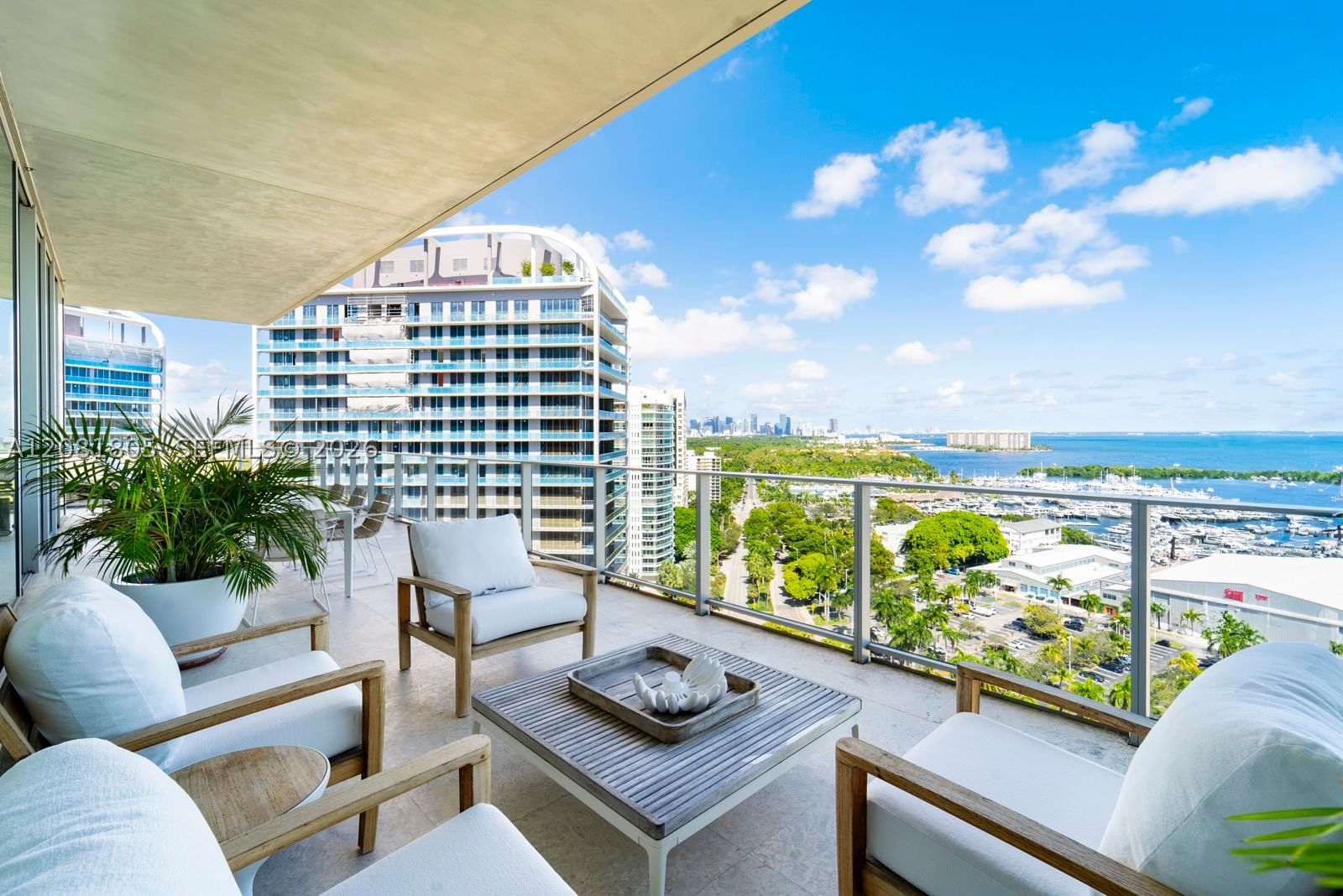 Real estate property located at 2675 Bayshore Dr #1601S, Miami-dade, Grove At Grand Bay, Coconut Grove, FL