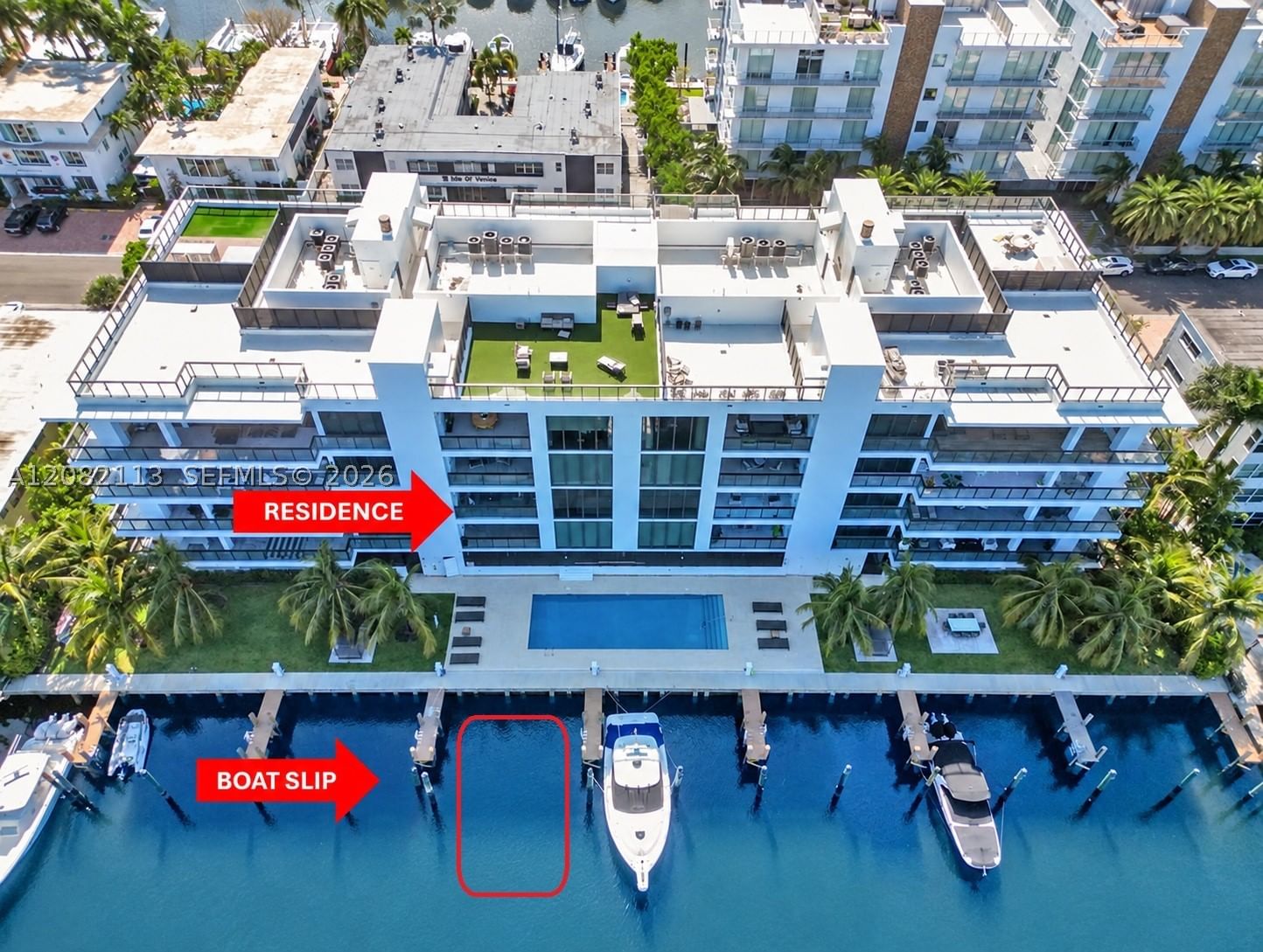 Real estate property located at 20 Isle Of Venice Dr #302, Broward, Aqualuna Las Olas Condo, Fort Lauderdale, FL