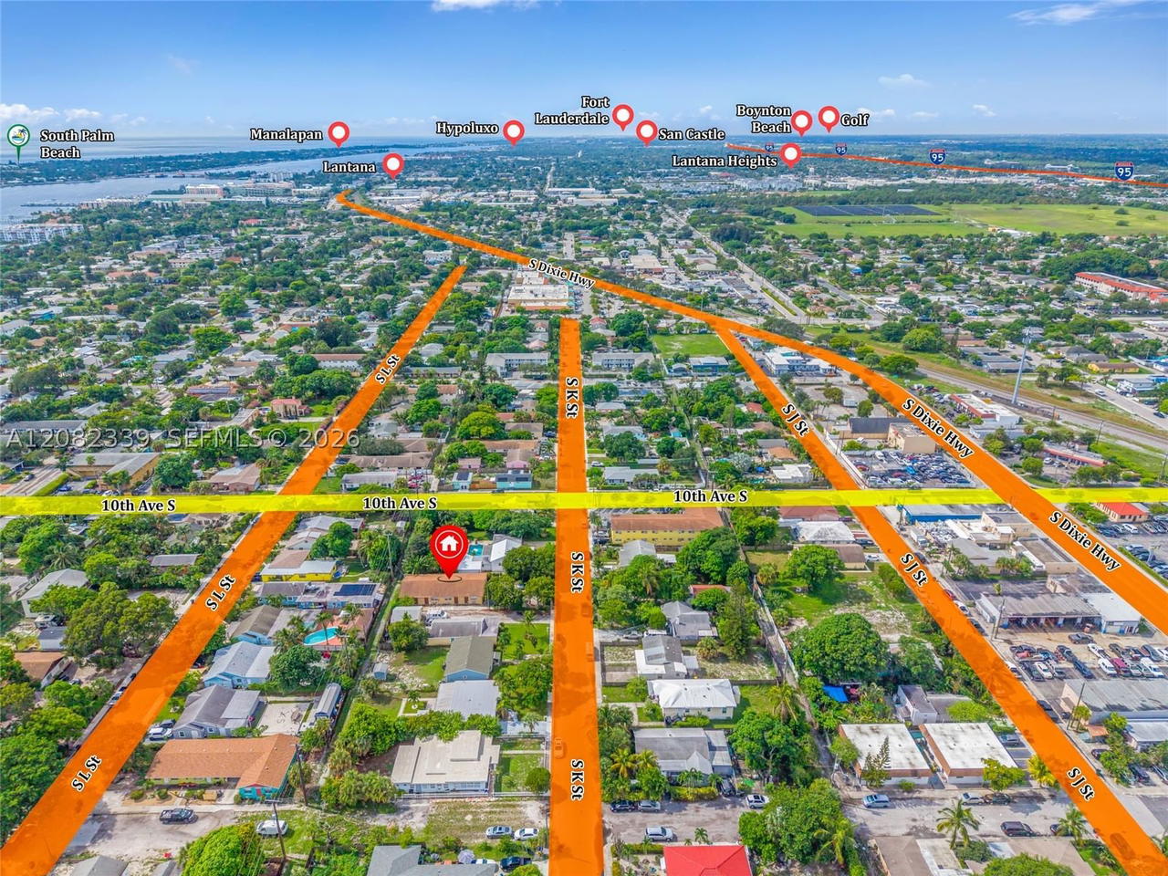 Real estate property located at 920 K St, Palm Beach, Lake Worth Town Of Add 1, Lake Worth, FL