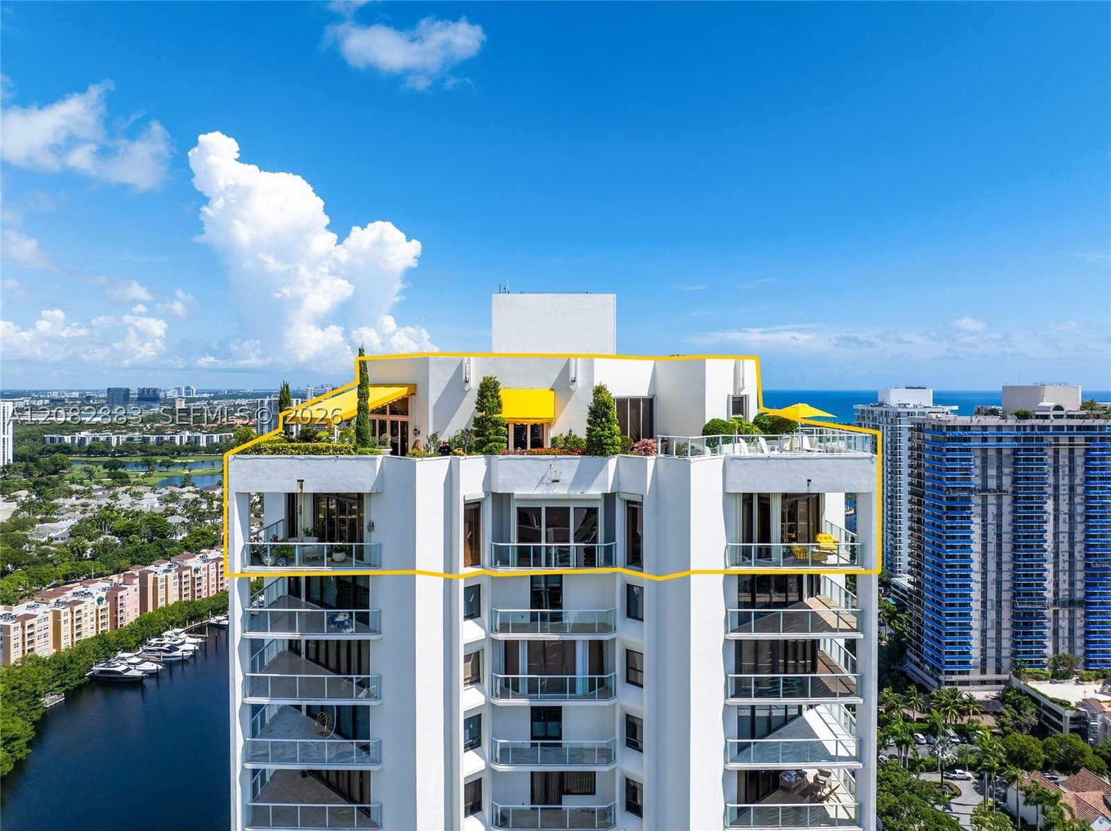 Real estate property located at 19500 Turnberry Way TOW-DE, Miami-dade, Marina Tower Condo, Aventura, FL