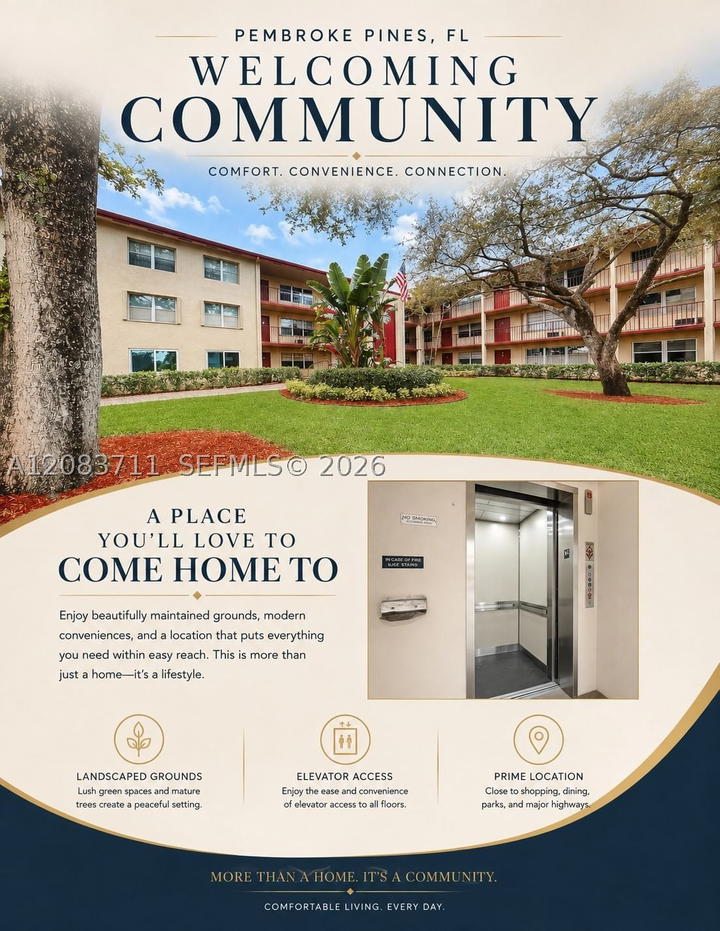 Real estate property located at 200 132nd Way #201L, Broward, New Hampton At Century Vi, Pembroke Pines, FL