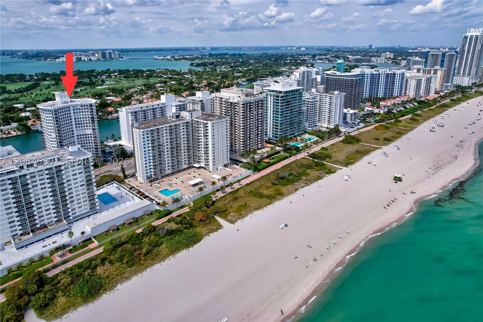 Real estate property located at 5660 Collins Ave #6D, Miami-dade, Fifty Six-sixty Collins A, Miami Beach, FL