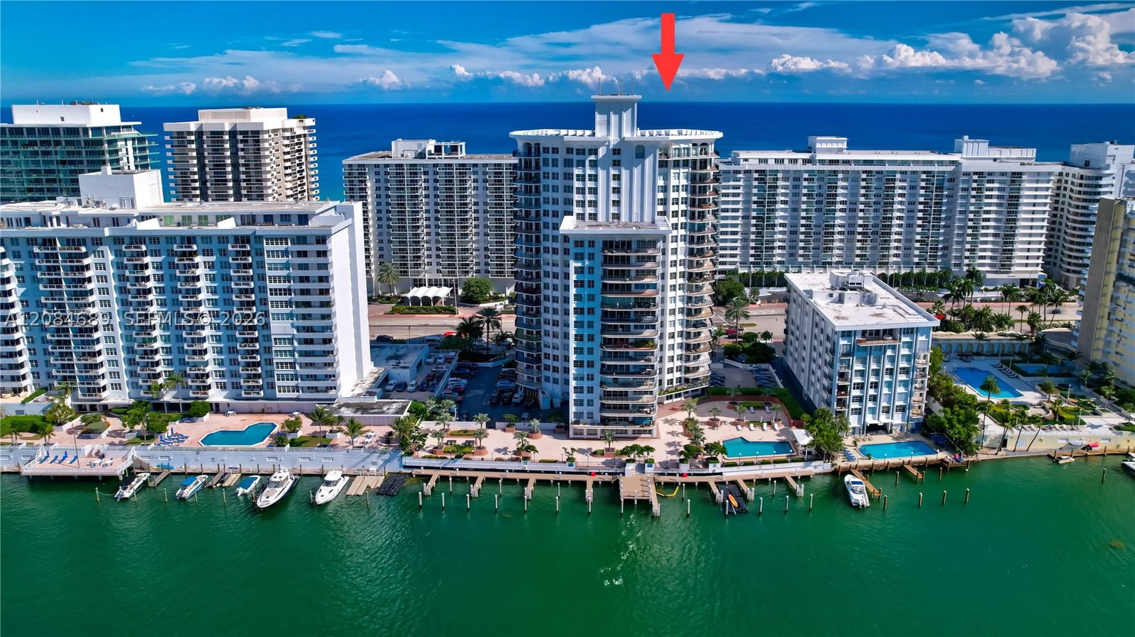Real estate property located at 5660 Collins Ave #6D, Miami-dade, Fifty Six-sixty Collins A, Miami Beach, FL