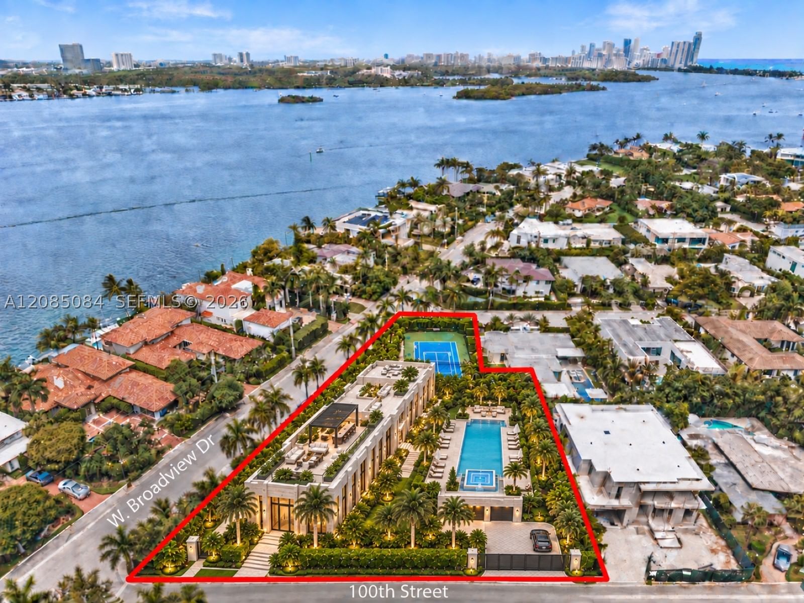Real estate property located at 10031 Broadview Dr, Miami-dade, Bay Harbor Island, Bay Harbor Islands, FL