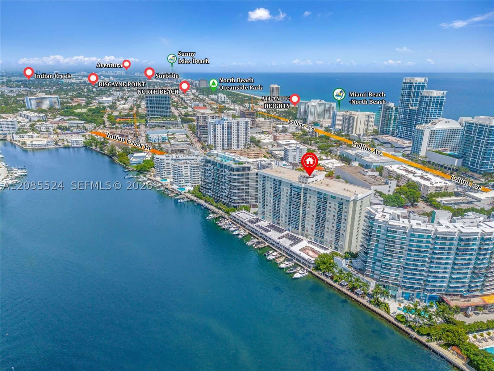 Real estate property located at 6770 Indian Creek Dr #11E, Miami-dade, Aquasol Condo, Miami Beach, FL