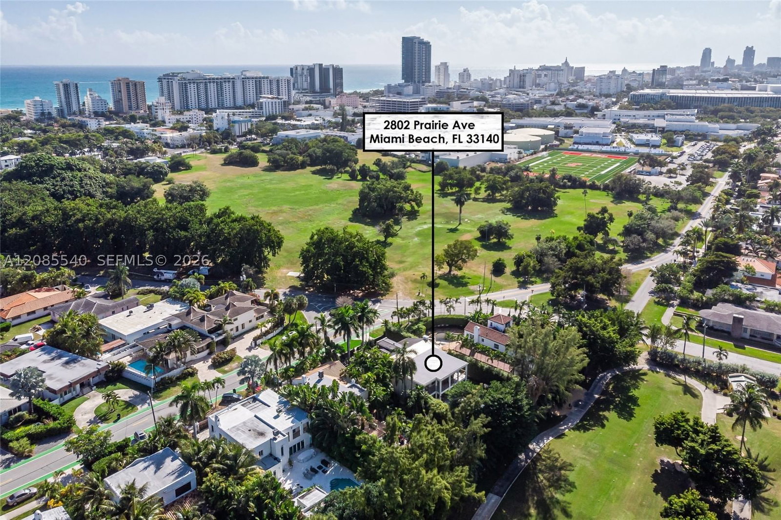 Real estate property located at 2802 Prairie Ave, Miami-dade, Mid Golf Sub 1st Addn, Miami Beach, FL