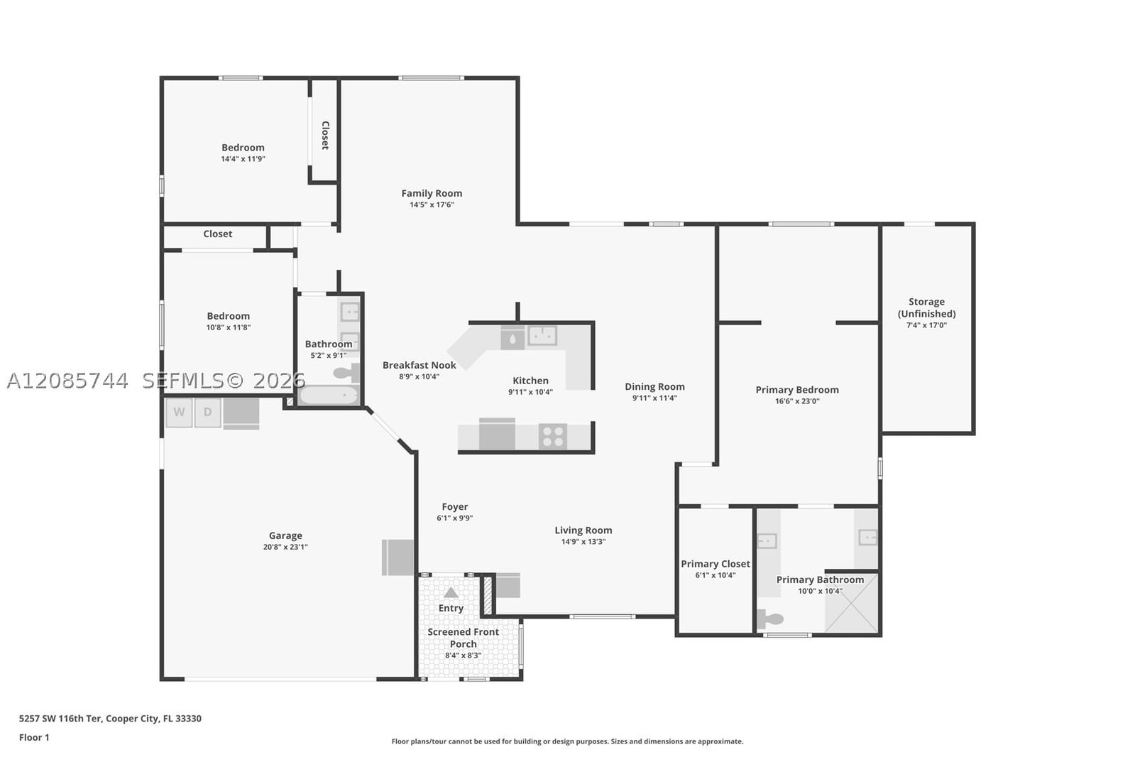 Real estate property located at 5257 116th Ter, Broward, Flamingo Gardens-tamarind, Cooper City, FL