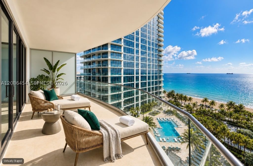 Real estate property located at 153 Seabreeze Blvd #1002-S, Broward, Selene Oceanfront Residen, Fort Lauderdale, FL