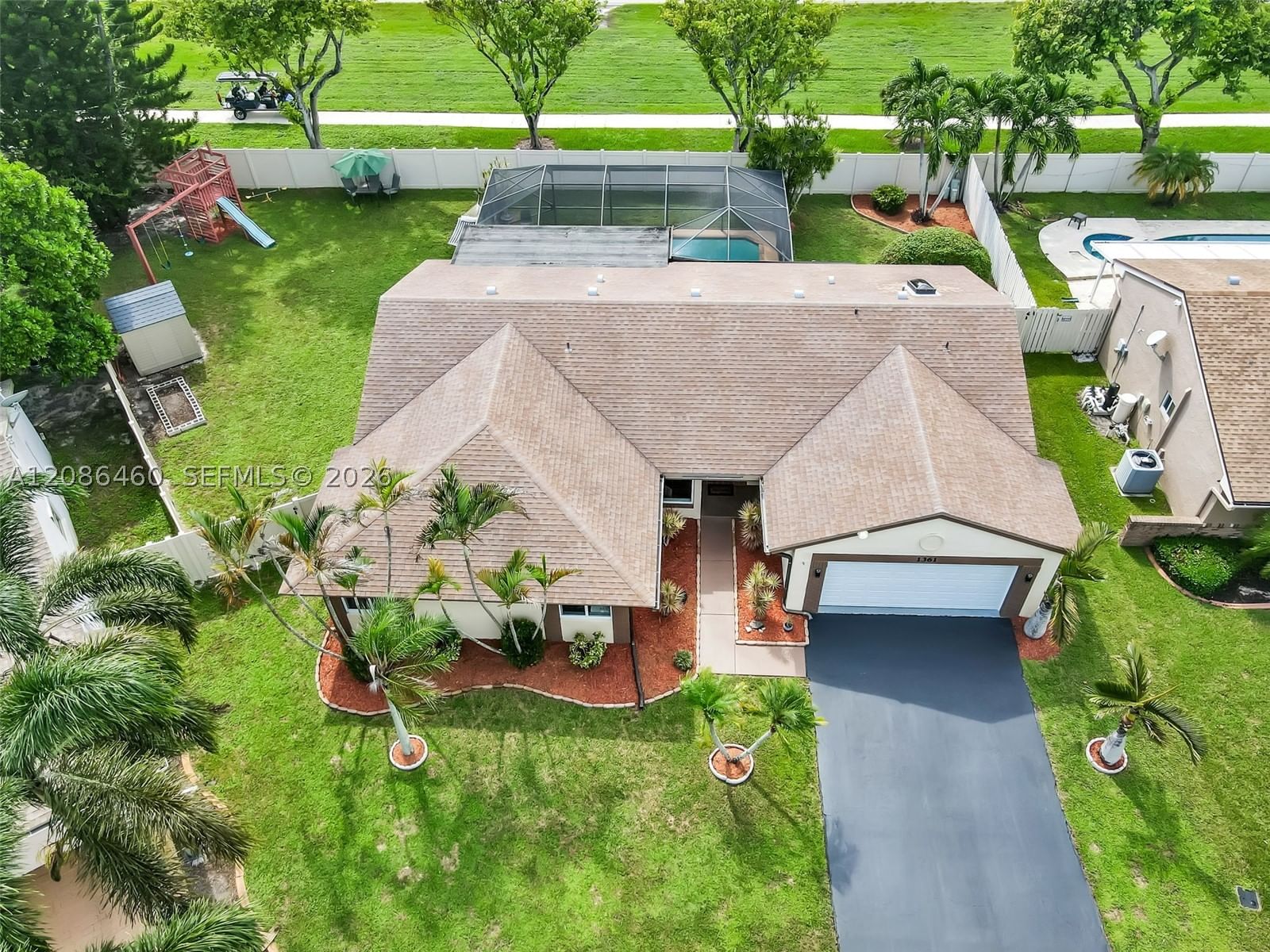 Real estate property located at 1361 White Stone Way, Broward, Shenandoah Section Four, Davie, FL