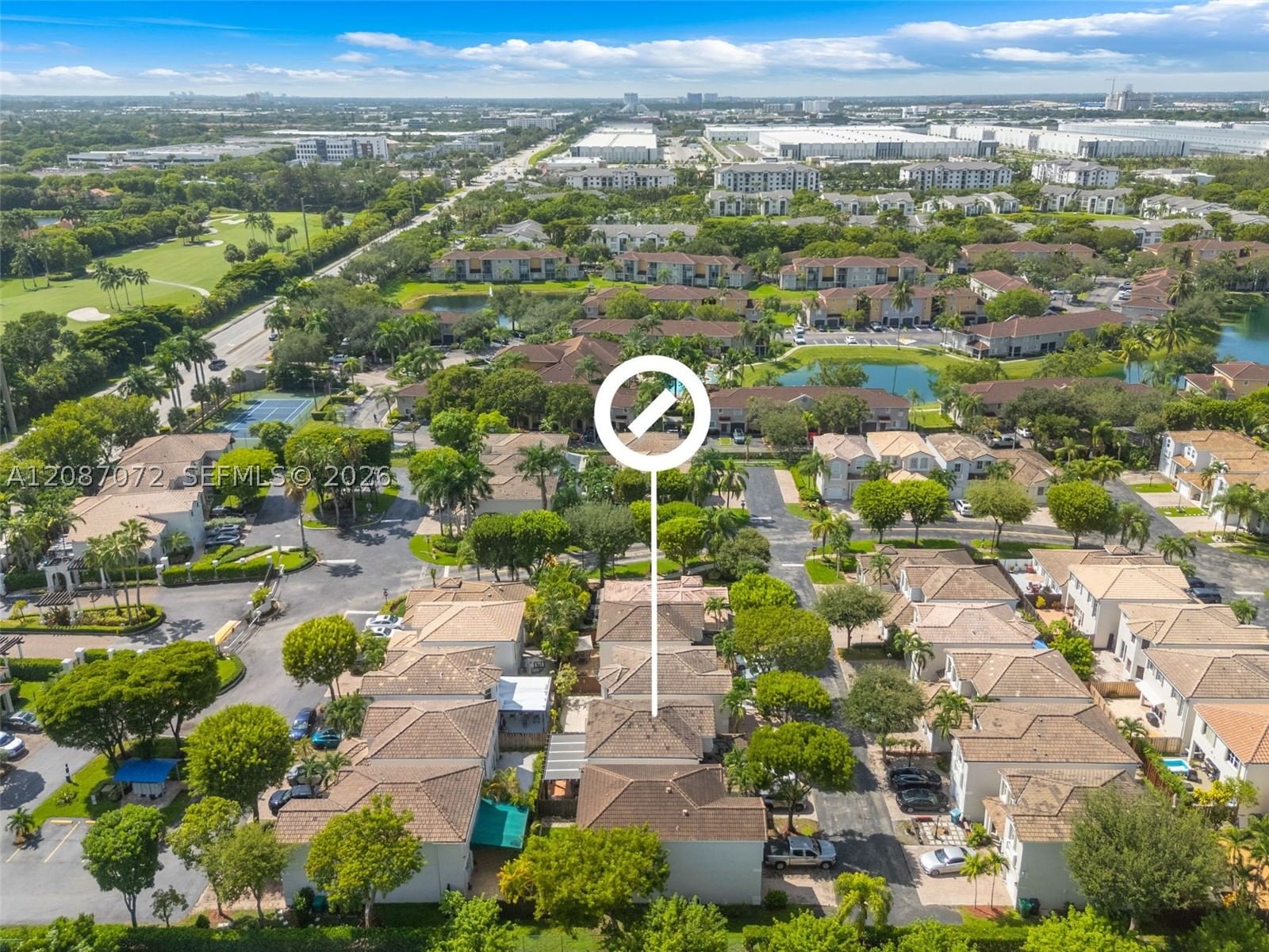 Real estate property located at 4873 107th Path, Miami-dade, Savannah At Doral, Doral, FL