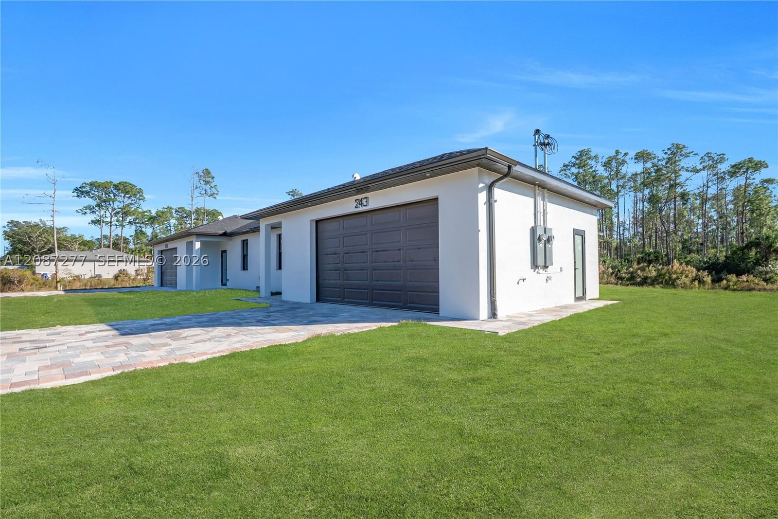 Real estate property located at 243-245 GREENBRIAR BLVD, Lee, Greenbriar, Lehigh Acres, FL
