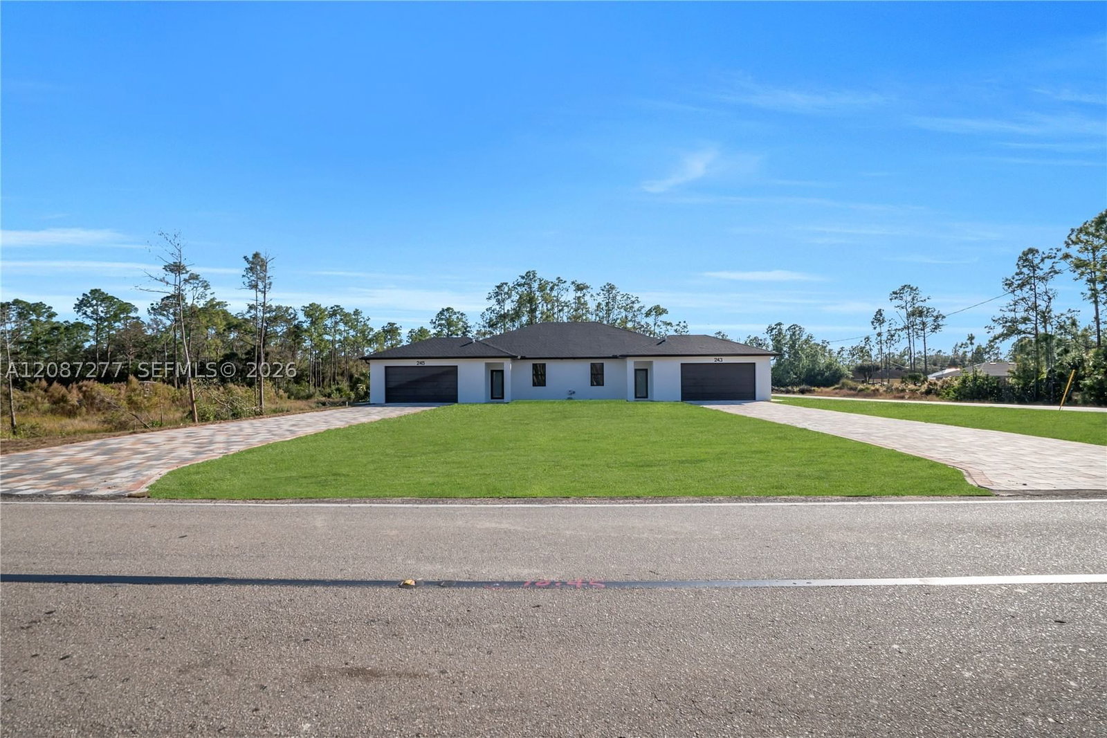 Real estate property located at 243-245 GREENBRIAR BLVD, Lee, Greenbriar, Lehigh Acres, FL