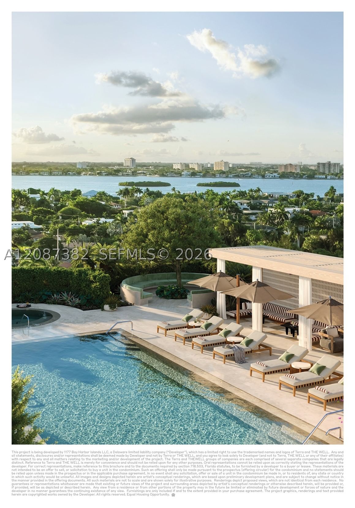 Real estate property located at 1176 97th St #608, Miami-dade, The Well Bay Harbor, Bay Harbor Islands, FL