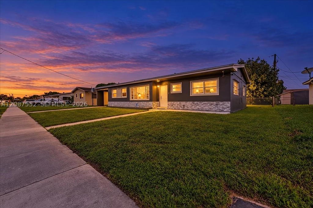 Real estate property located at 1745 189th Ter, Miami-dade, Palmland Estates 1st Addn, Miami Gardens, FL