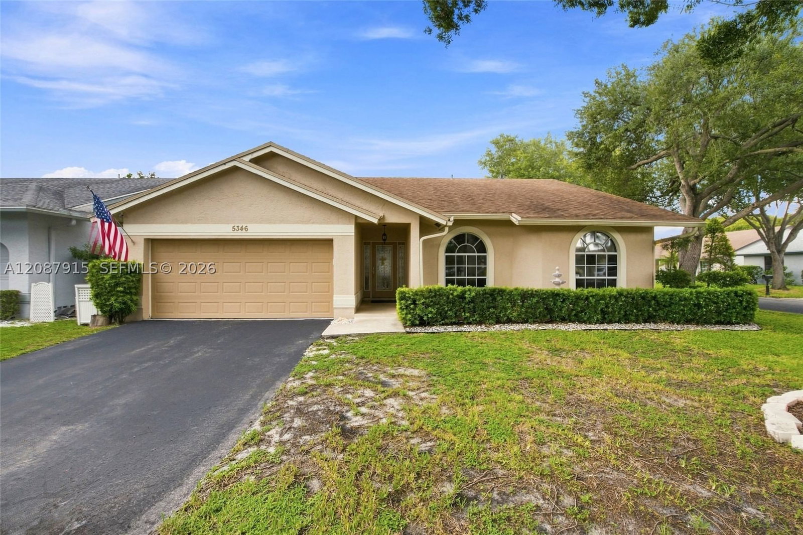 Real estate property located at 5346 99th Way, Broward, West View Estates, Coral Springs, FL