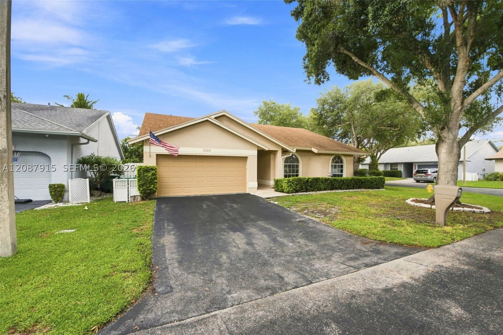 Real estate property located at 5346 99th Way, Broward, West View Estates, Coral Springs, FL