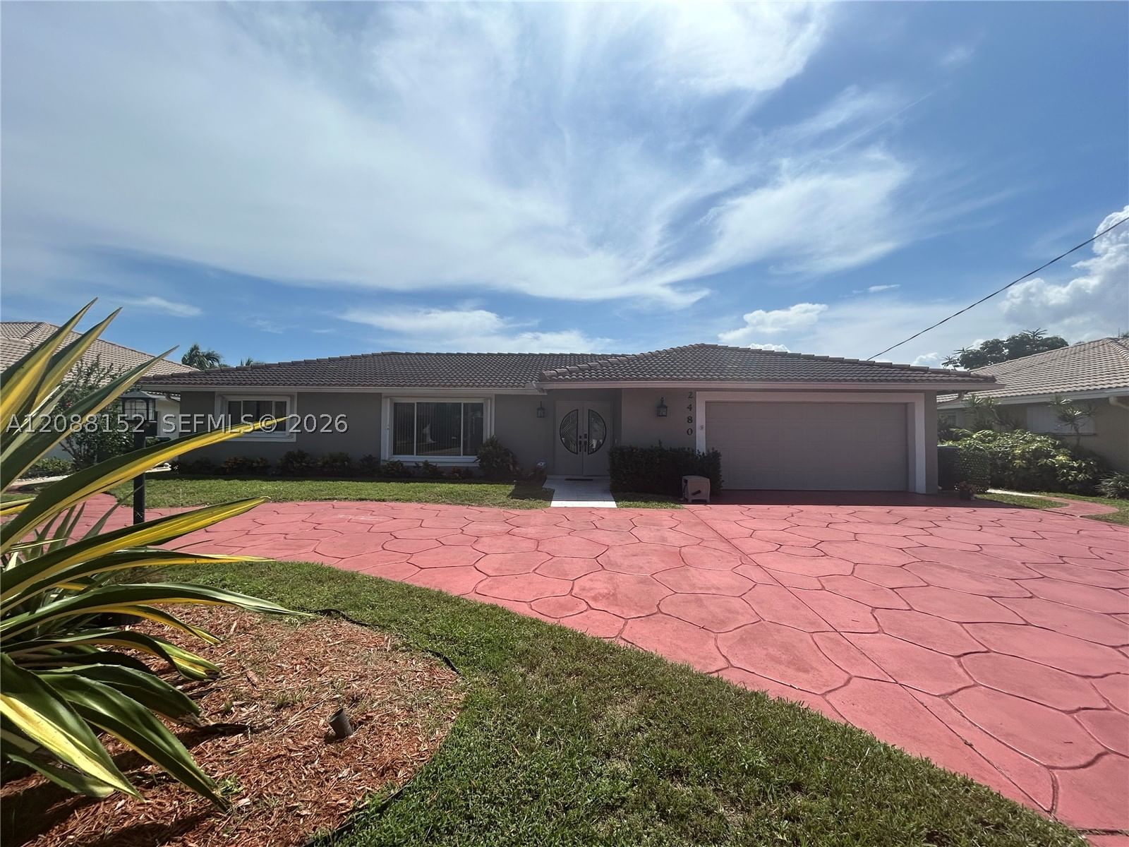Real estate property located at 2480 46th St, Broward, Coral Key Villas 8th Sec, Lighthouse Point, FL