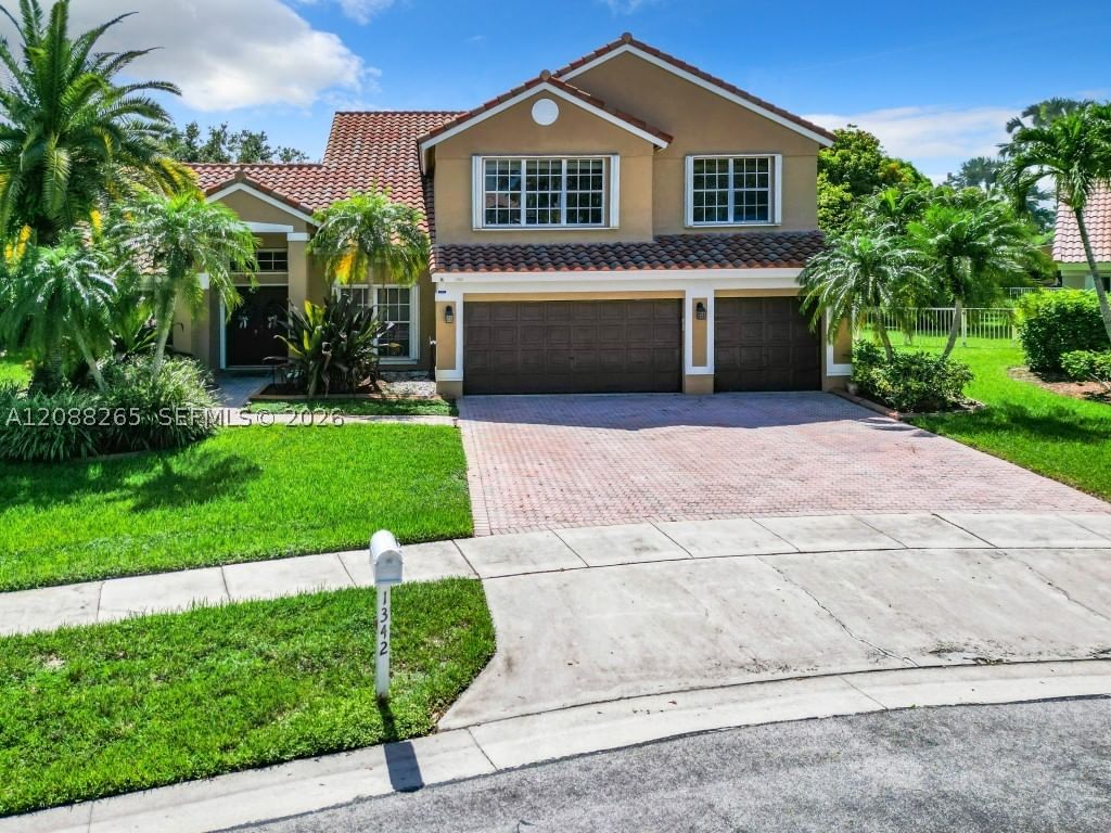 Real estate property located at 1342 195th Ave, Broward, Ameritrail Section Two, Pembroke Pines, FL