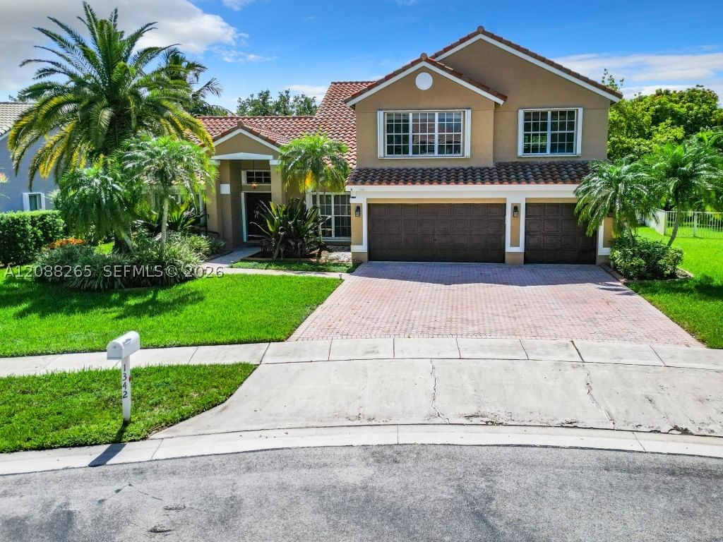 Real estate property located at 1342 195th Ave, Broward, Ameritrail Section Two, Pembroke Pines, FL