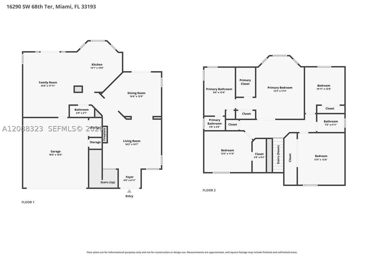 Real estate property located at 16290 68th Ter, Miami-dade, Sunset Lakes Estates 1st, Miami, FL