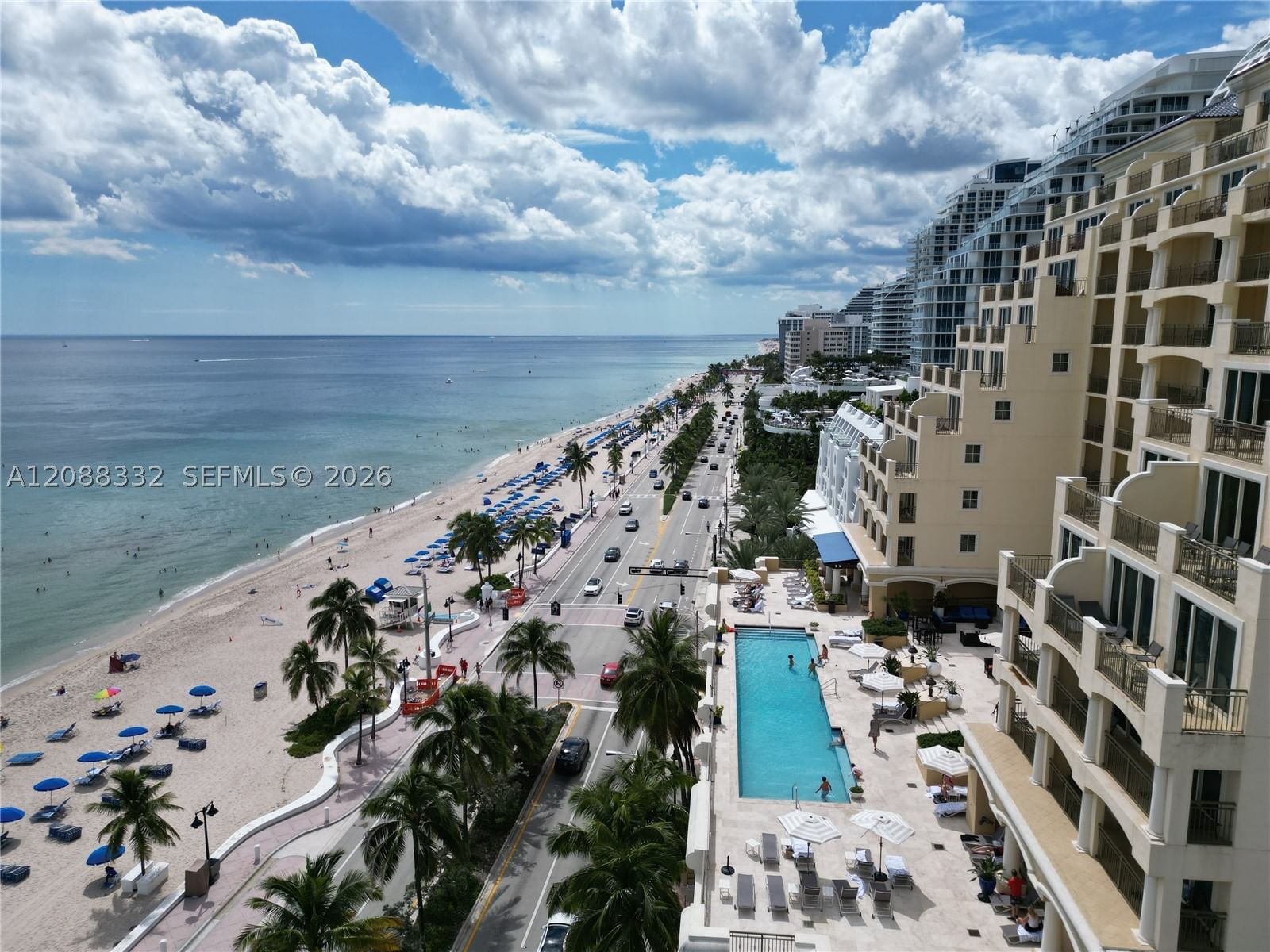 Real estate property located at 601 Ft Lauderdale Beach Blvd #611, Broward, Atlantic Hotel Condo, Fort Lauderdale, FL