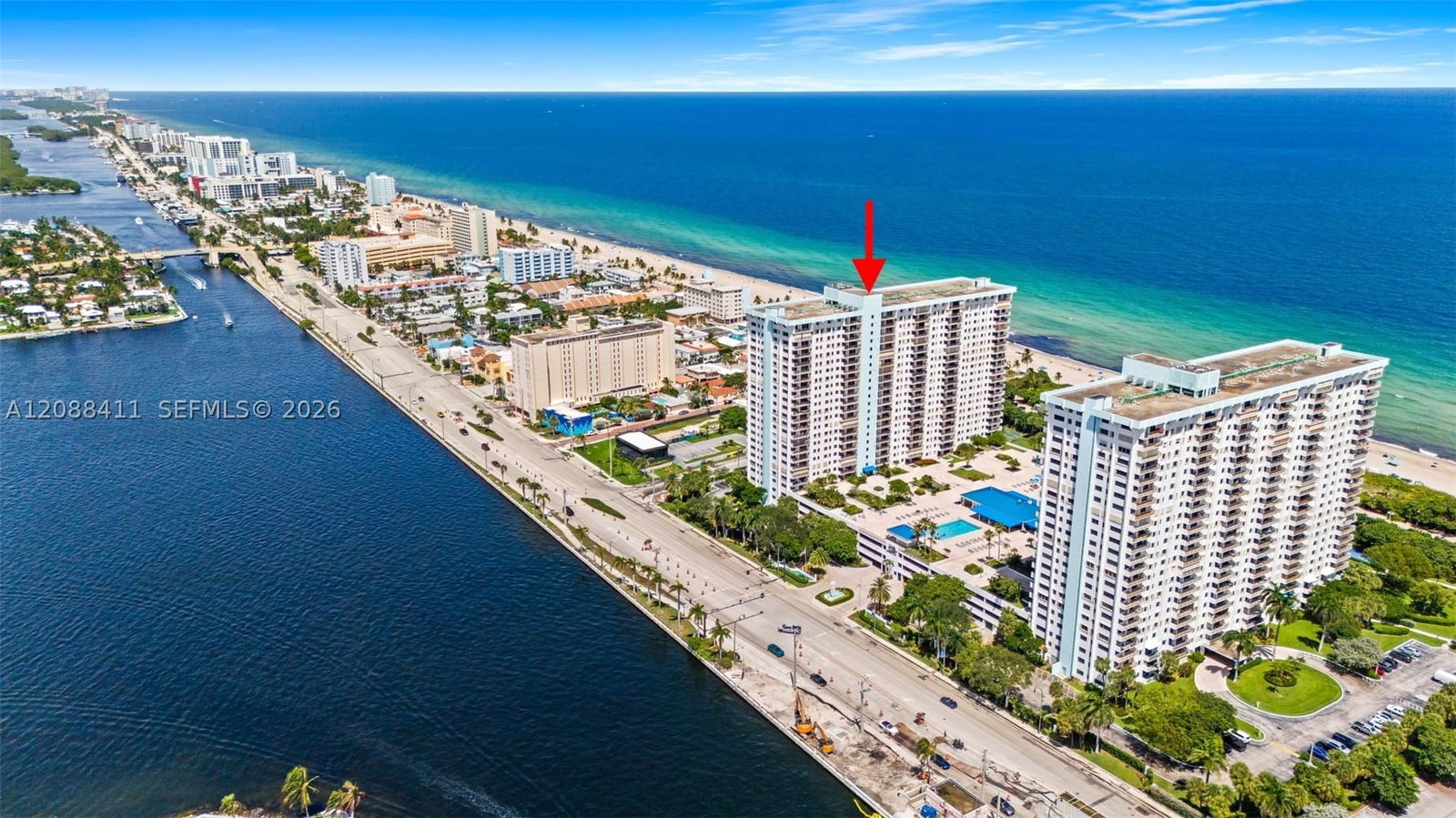 Real estate property located at 1201 Ocean Dr #1008N, Broward, Summit Condo, Hollywood, FL