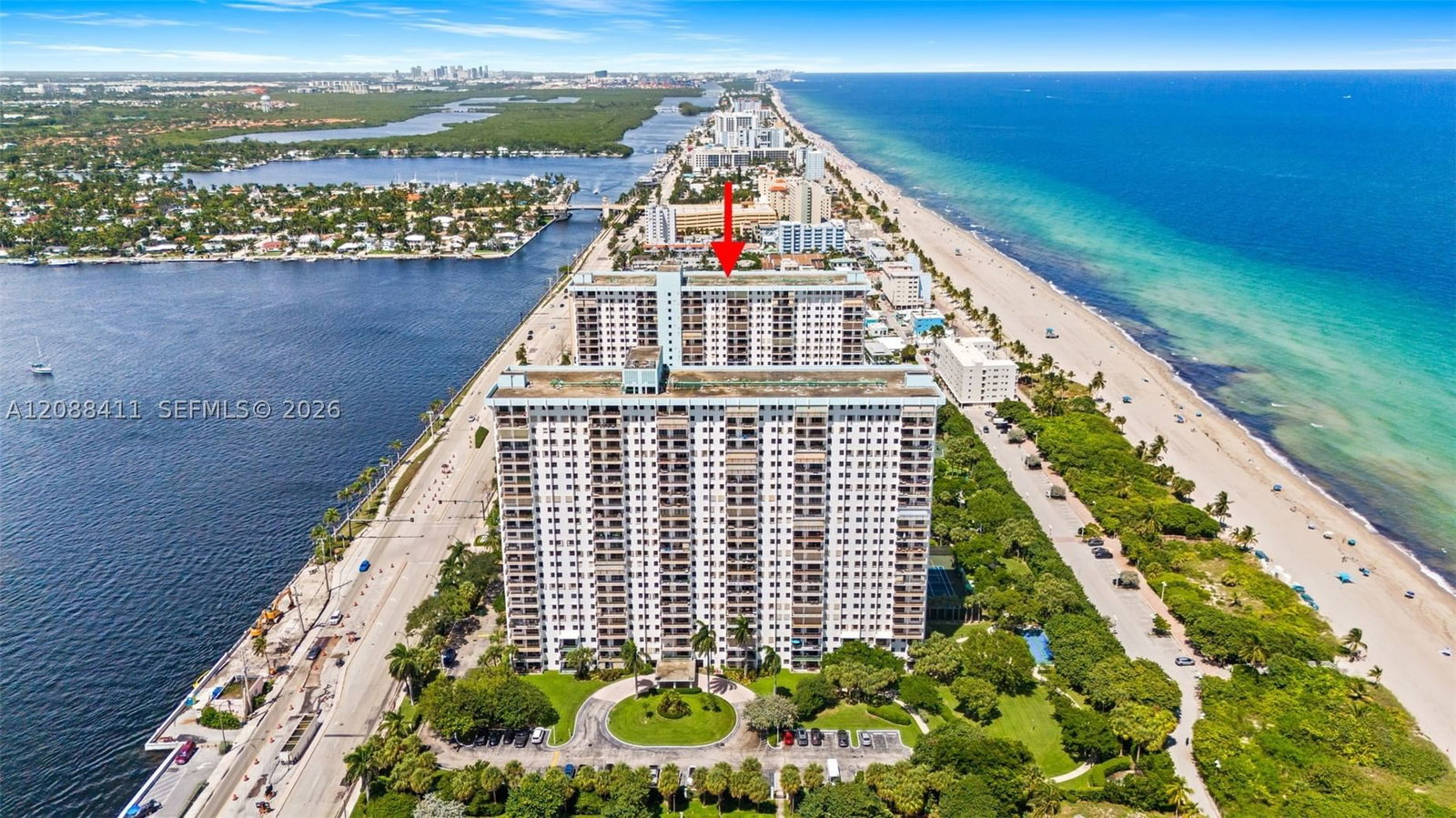 Real estate property located at 1201 Ocean Dr #1008N, Broward, Summit Condo, Hollywood, FL