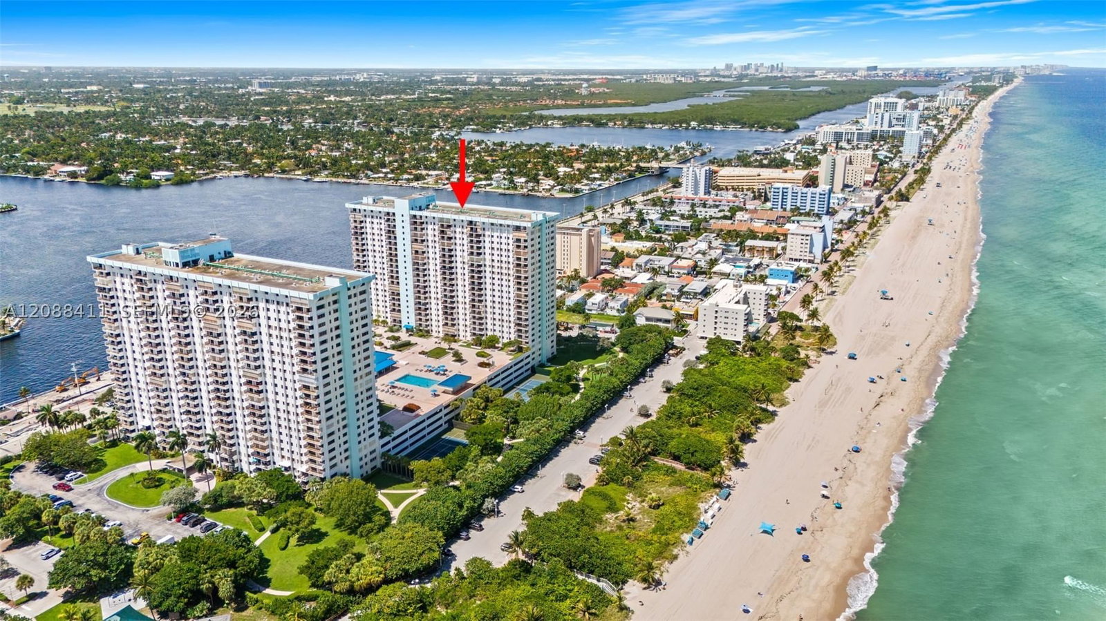Real estate property located at 1201 Ocean Dr #1008N, Broward, Summit Condo, Hollywood, FL