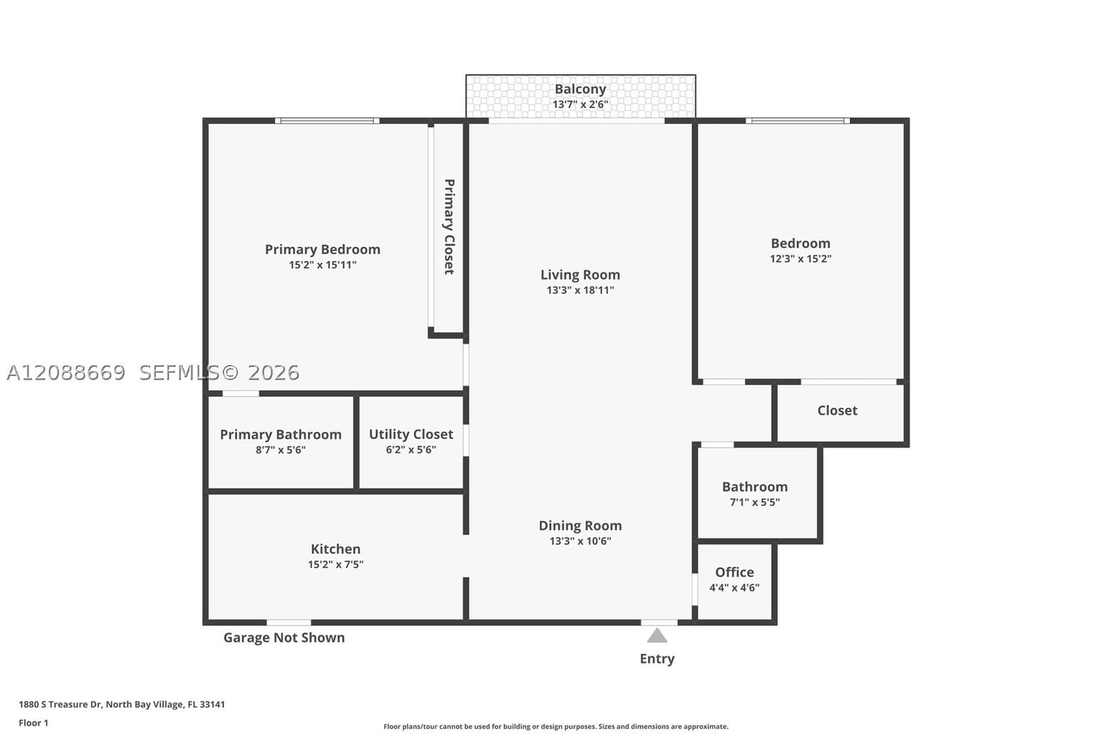 Real estate property located at 1880 Treasure Dr #4M, Miami-dade, Treasure Bay Club Condo, North Bay Village, FL