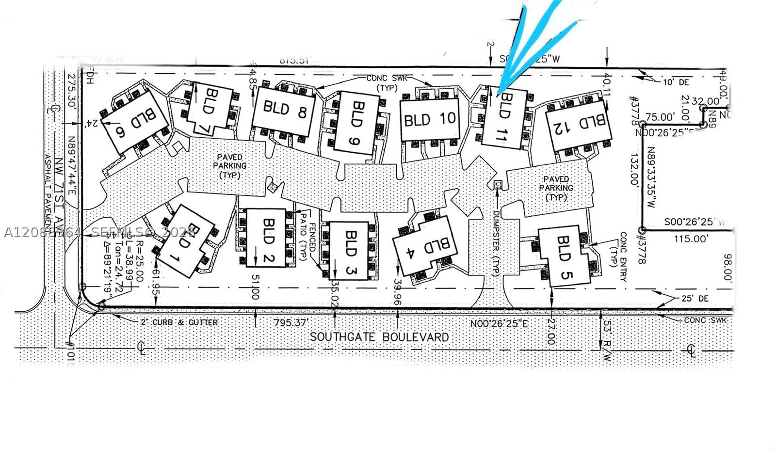 Real estate property located at 7210 Southgate Blvd #7210, Broward, Southgate Villas Condo, Tamarac, FL