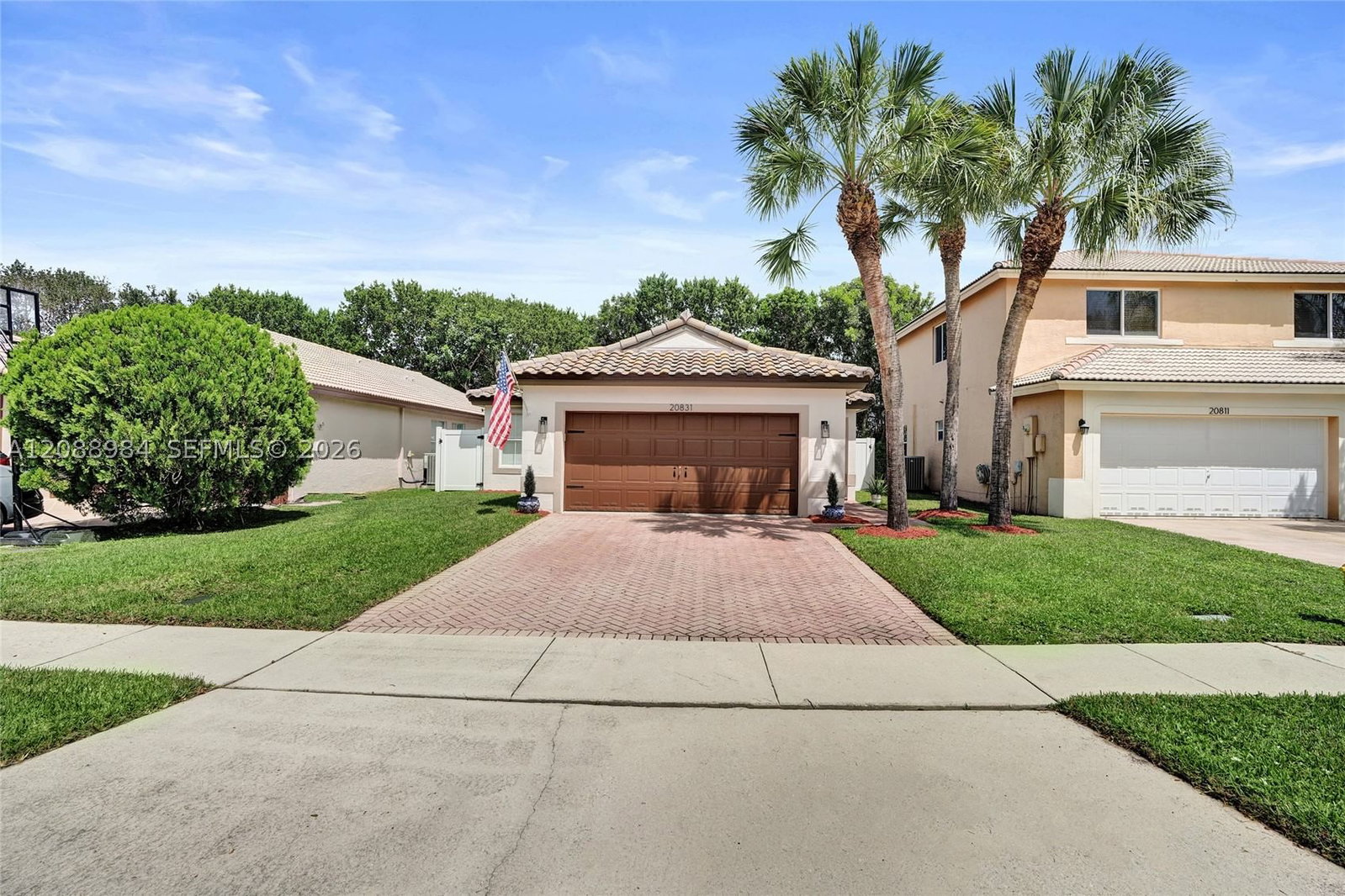 Real estate property located at 20831 22nd Ct, Broward, Chapel Trail Ii, Pembroke Pines, FL