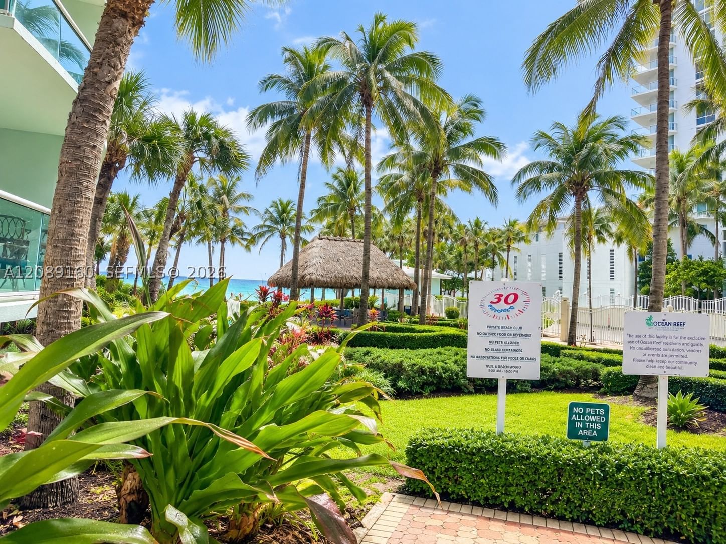 Real estate property located at 3901 Ocean Dr #5A, Broward, Tides On Hollywood Beach, Hollywood, FL