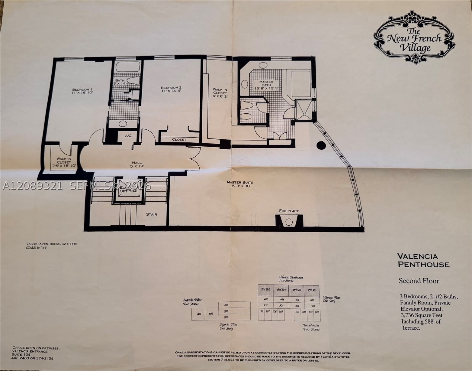 Real estate property located at 610 Valencia Ave #502, Miami-dade, The New French Village Co, Coral Gables, FL