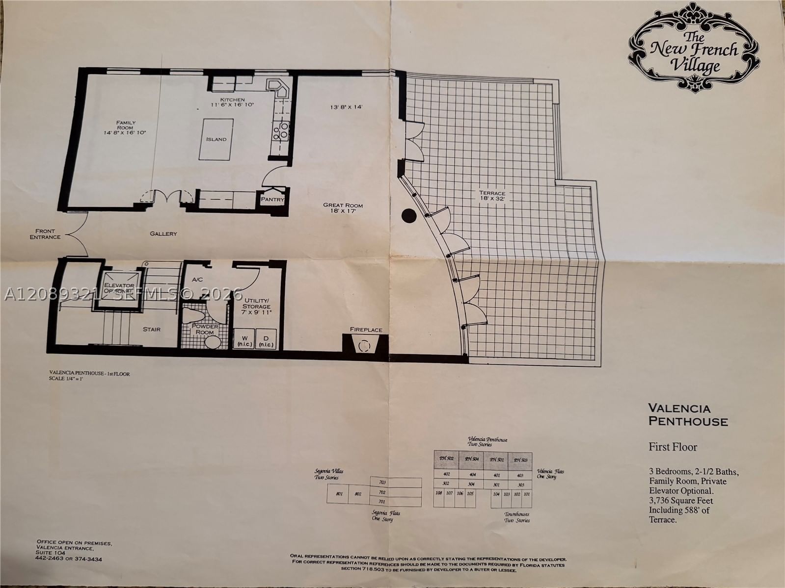 Real estate property located at 610 Valencia Ave #502, Miami-dade, The New French Village Co, Coral Gables, FL