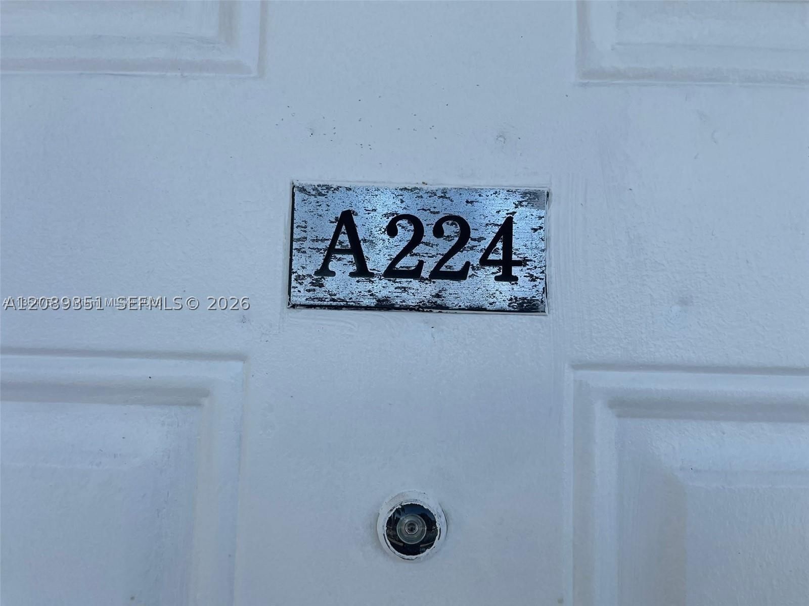 Real estate property located at 1471 170th St #224A, Miami-dade, Colonial Court Condo Bldg, North Miami Beach, FL