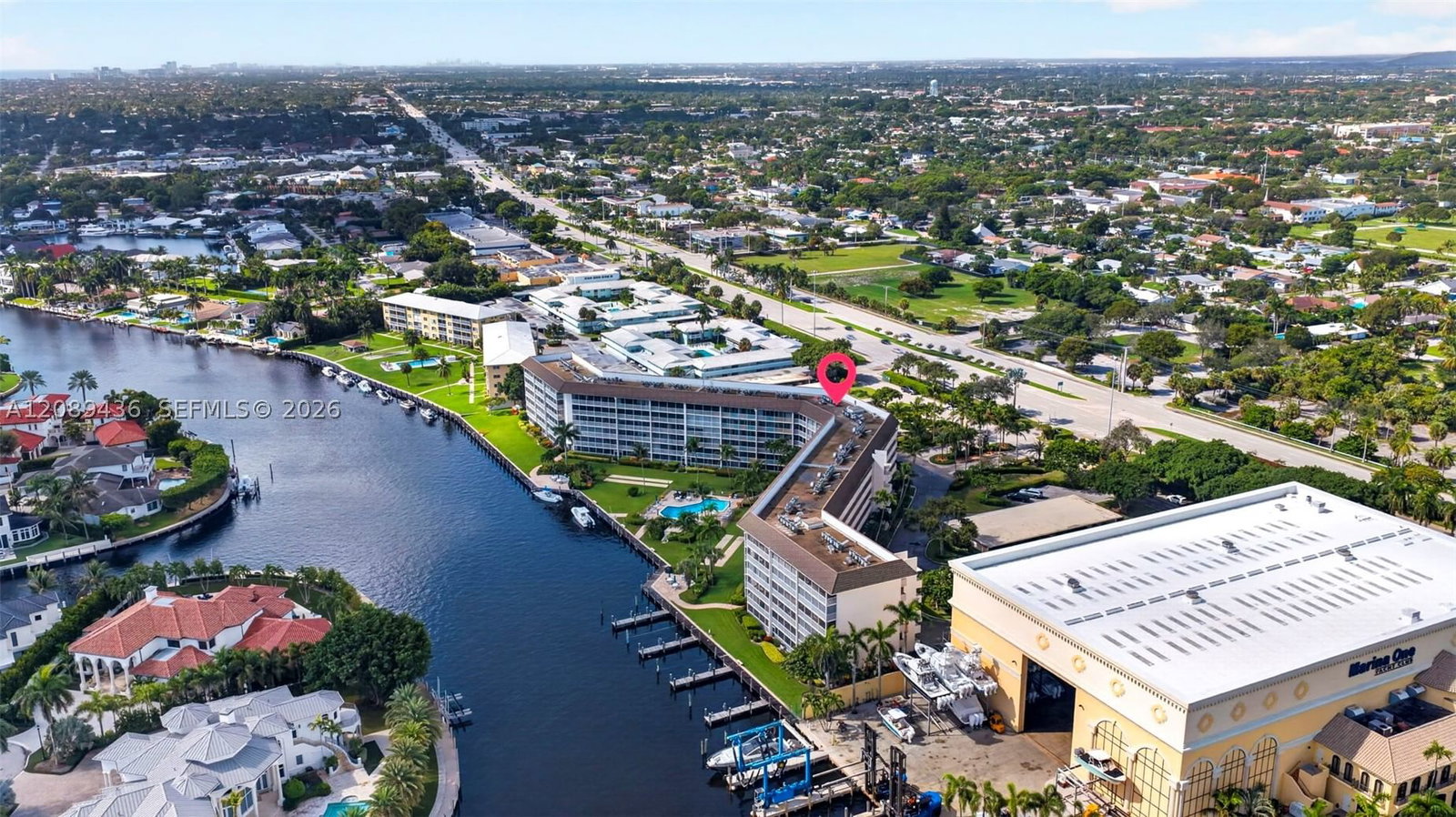 Real estate property located at 400 Federal Hwy #414, Broward, River House Towers Condo, Deerfield Beach, FL