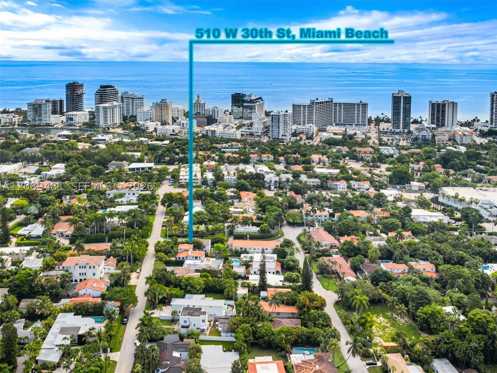 Real estate property located at 510 30th St, Miami-dade, Fairgreen Amd Plat, Miami Beach, FL