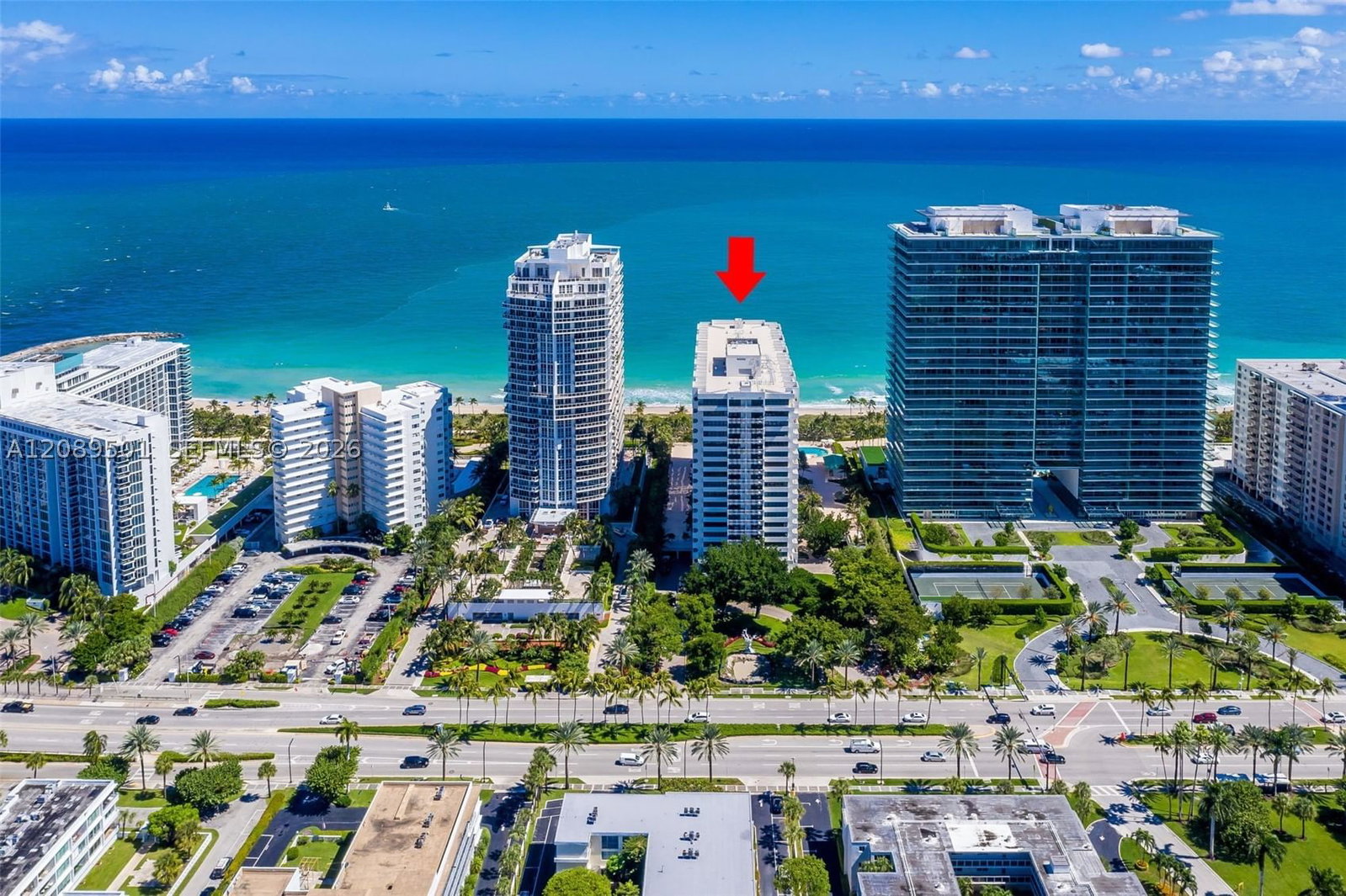 Real estate property located at 10205 Collins Ave #1704, Miami-dade, Kenilworth Condo, Bal Harbour, FL
